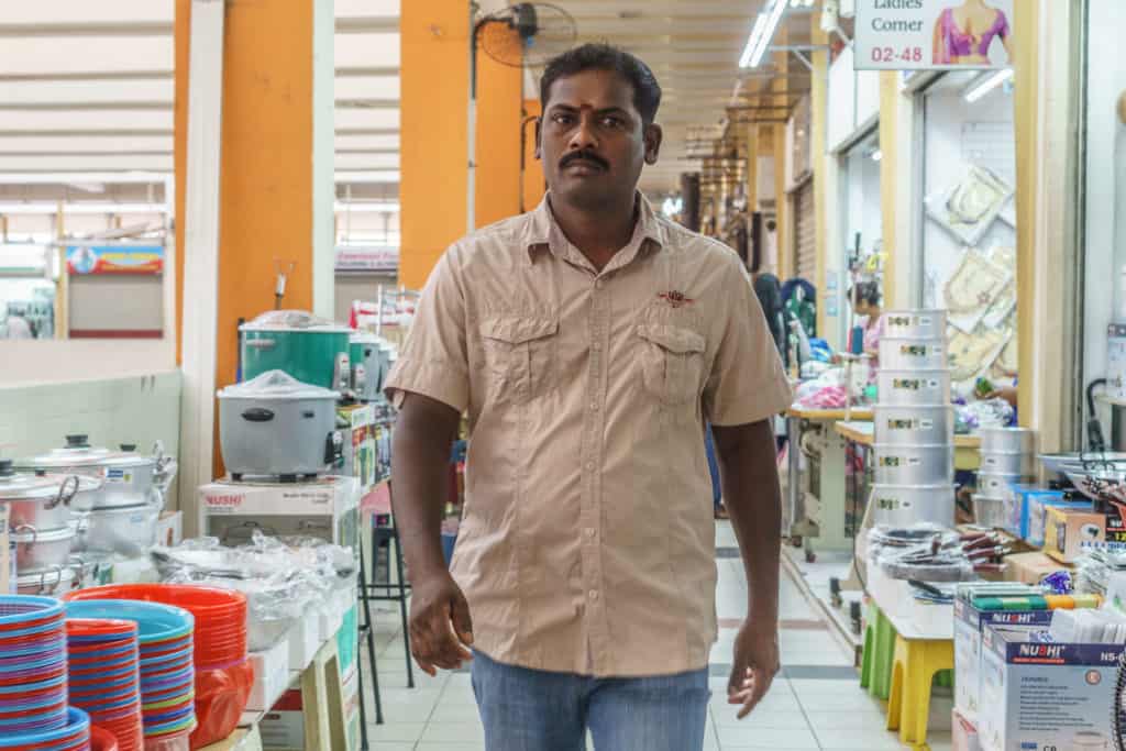 Market stalls