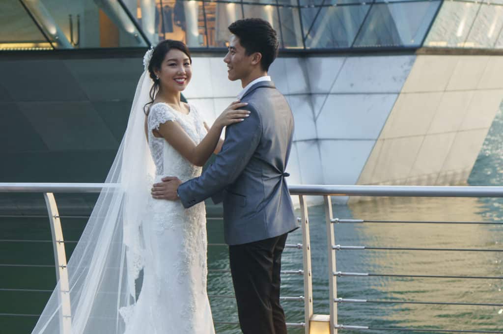Crashing a wedding shot